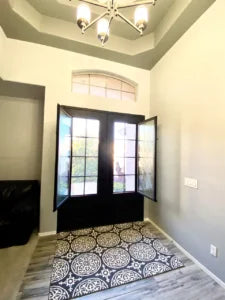 The benefits of glass in your iron door