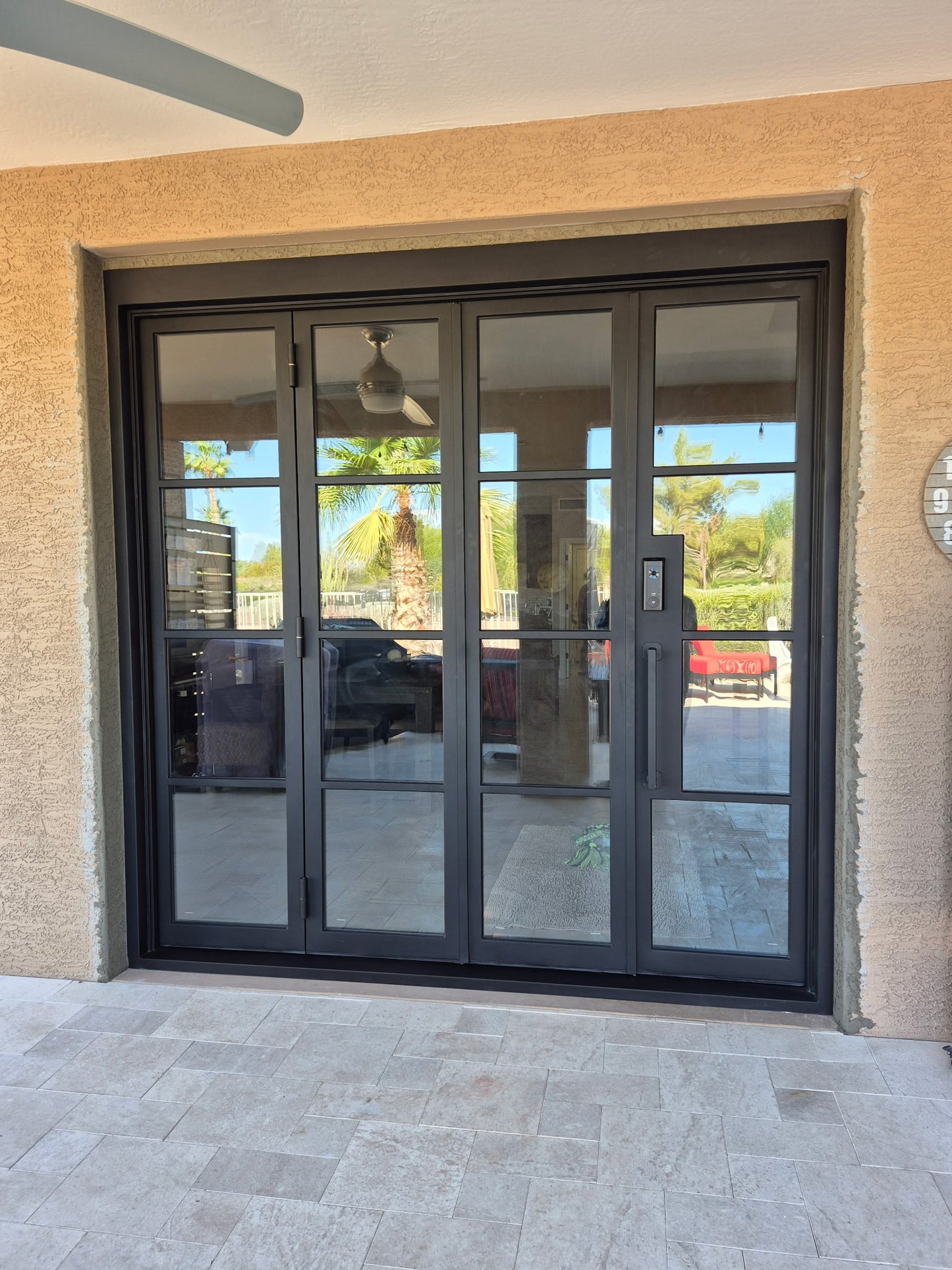 Iron Bi-Fold Door - 4 Panel