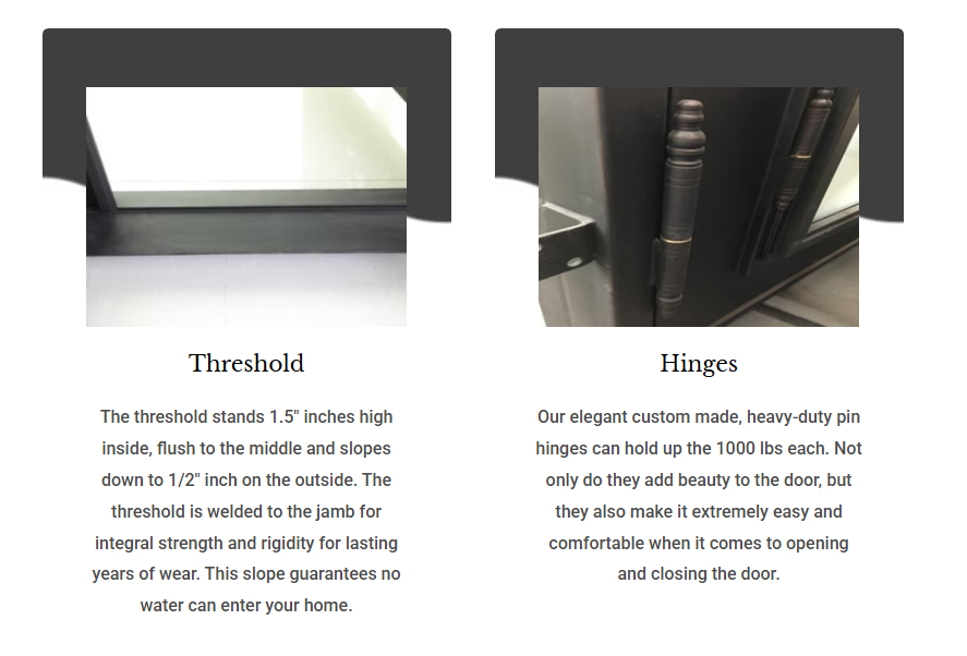 Design 54 - Single Iron Door