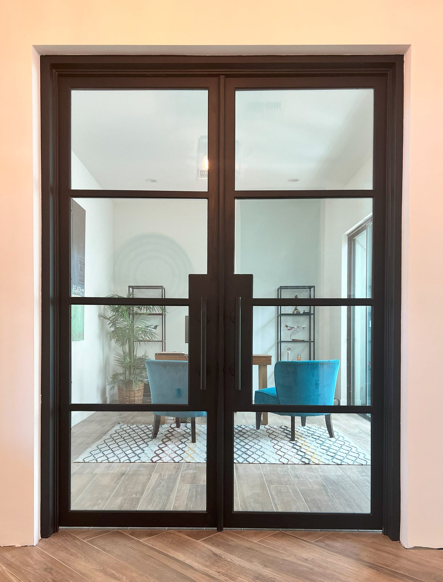 Design 57 - Double Iron Interior Door