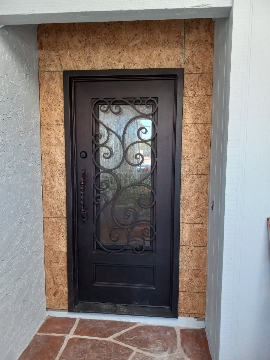 Design 11 - Single Iron Door