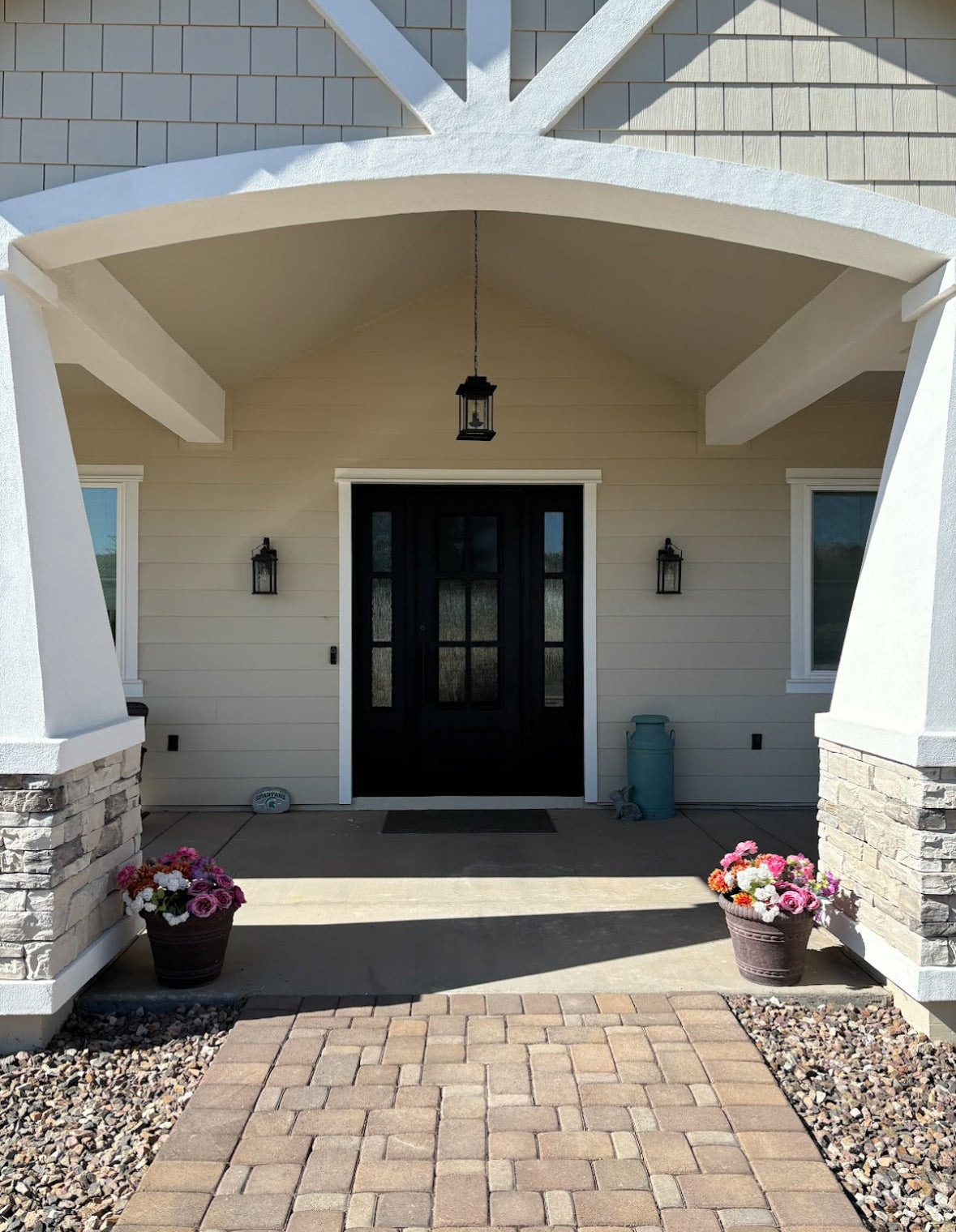 Design 37 - Single Iron Door w/ Sidelights